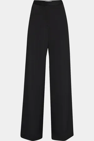Argent Jones Wide-Leg Viscose Twill Trousers