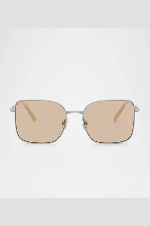 Brunello Cucinelli BC1005T Rectangular Titanium Sunglasses