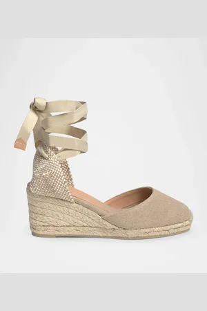 Castaner Carina Canvas Ankle-Tie Wedge Espadrilles