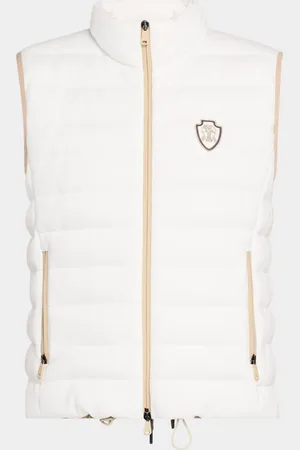 Brunello Cucinelli Piquet Fleece Golf Sportswear Down Vest