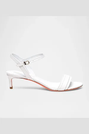 santoni Sirolo Leather Ankle-Strap Sandals