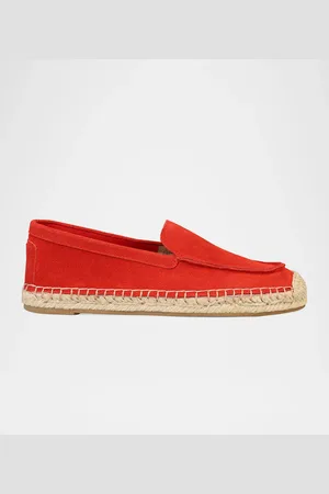 Eileen Fisher Casual Suede Slip-On Espadrille Loafers