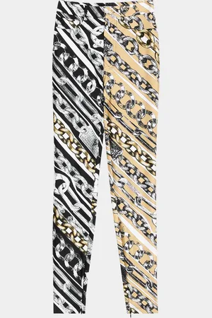 AREA Chain-Print Legging Pants