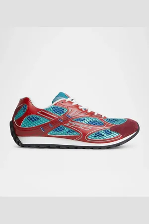 Bottega Veneta Orbit Technical Fishnet Low-Top Sneakers