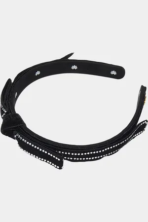 Lele Sadoughi Bardot Embellished Bow Headband