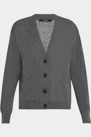 Max Mara Decano V-Neck Wool Cashmere Cardigan