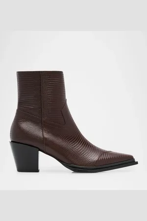 Jimmy Choo Cece Embossed Leather Ankle Booties