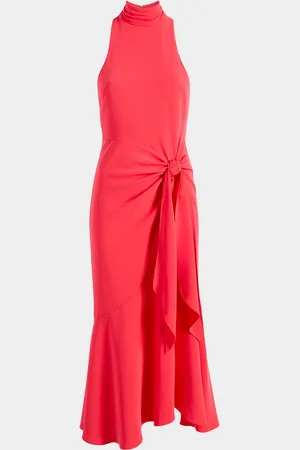 Cinq A Sept Rori Draped Matte Jersey Midi Dress