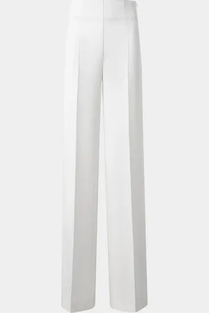 AKRIS Fiyki Wide Leg Wool Double-Face Pants