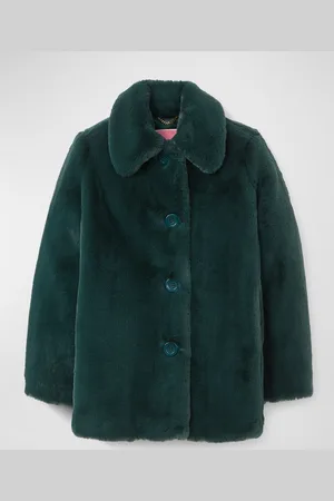 Kate Spade Single-breasted faux fur jacket