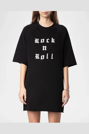 Zadig & Voltaire Grace Studded Rock N Roll Mini Dress