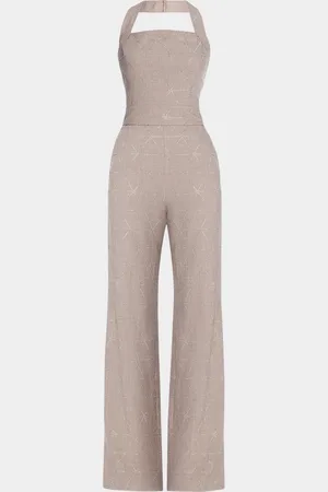 Ramy Brook Cyprus Embellished Halter Jumpsuit