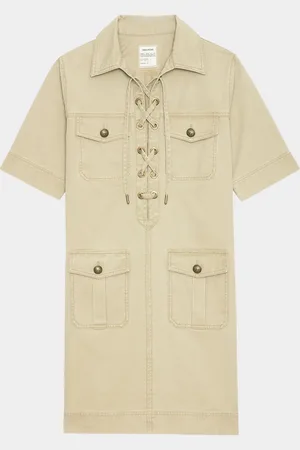 Zadig & Voltaire Record Lace-Up Mini Dress
