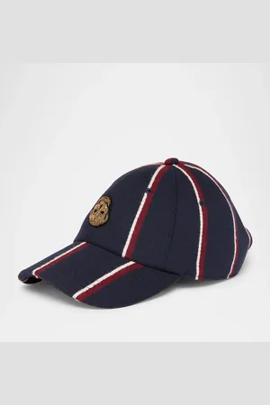 Alexander McQueen College Striped Baseball Cap