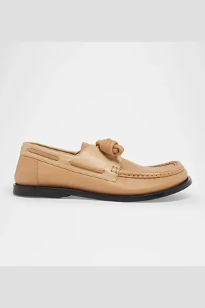 Loewe Campo Leather Boat Loafers