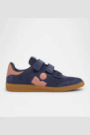 Isabel Marant Beth Bicolor Mixed Leather Sneakers