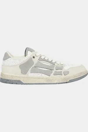 AMIRI Skeleton Crystal Suede Low-Top Sneakers