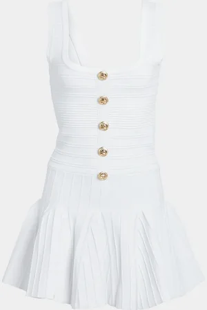 Retrofete Brooke Sleeveless Ribbed Mini Dress