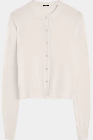 Joseph Button-Down Crewneck Cardigan