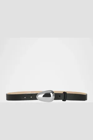 Heaven Mayhem Bean Buckle Leather Belt
