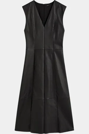 Joseph Kosma Stretch Lambskin Leather Dress