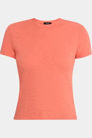 THEORY Tiny Tee 2 Nebulous Organic Cotton Top