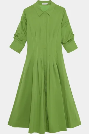Simkhai Jazz Pintuck Midi Dress