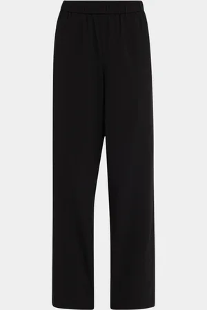 Misook Soft Knit Pull-On Straight Leg Pants