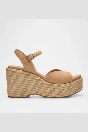 Pedro Garcia Doina Leather Platform Wedge Sandals