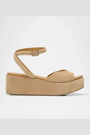 Pedro Garcia Nereida Suede Flatform Sandals