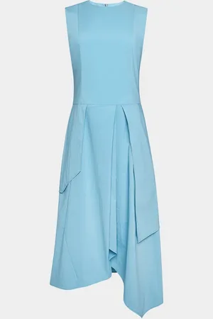 Santorelli Maddy Sleeveless High-Low Midi Dress