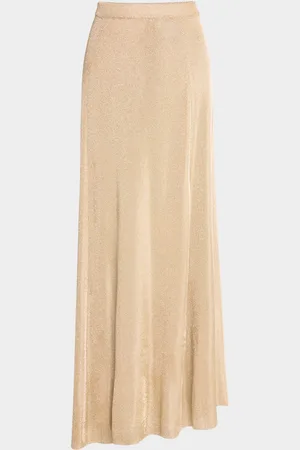 SER.O.YA Alice Metallic Knit Maxi Skirt