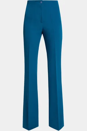 Santorelli Flare-Leg Techno Crepe Pants