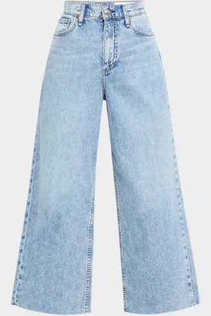 RAG&BONE Featherweight Andi High-Rise Wide Ankle Jeans