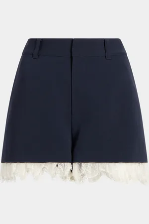 Cinq A Sept Roxie Lace-Trim Shorts