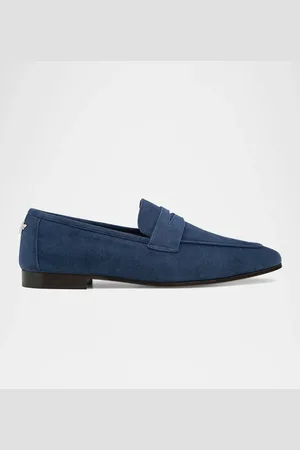 Bougeotte Flaneur Suede Penny Loafers