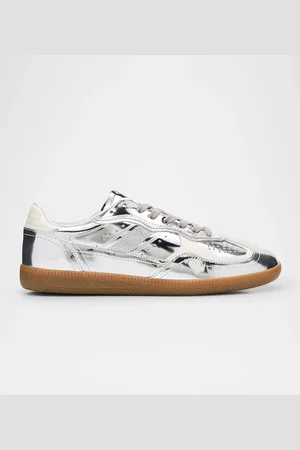 ALOHAS TB.490 Rife Shimmer Metallic Leather Sneakers