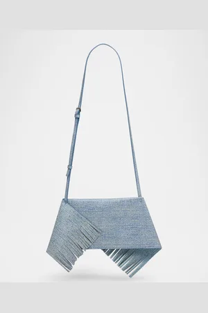 J.W.Anderson Mini Scarf Denim Leather Crossbody Bag
