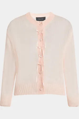 Simone Rocha Bow Ribbon Mohair Cropped Cardigan