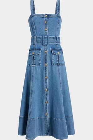 Cinq A Sept Vega Denim Midi Dress