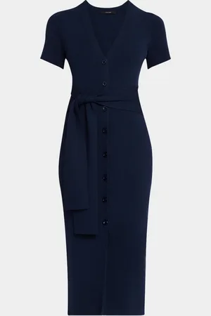 Toccin Agnes Short-Sleeve Cardigan Dress