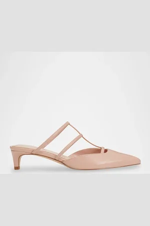 MARC FISHER Leathe T-Strap Mule Pumps