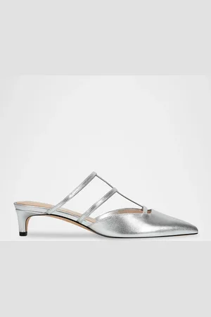 MARC FISHER Leathe T-Strap Mule Pumps