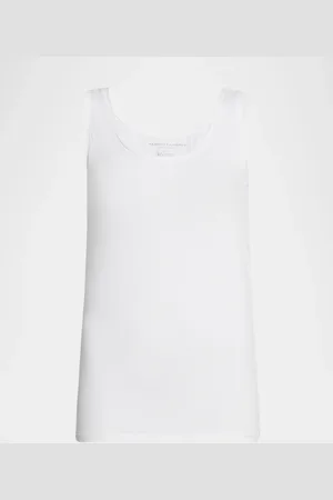 Majestic Soft Touch Flat-Edge Scoop-Neck Tank