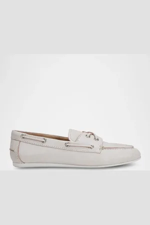 MARC FISHER Suede Moccasin Boat Loafers