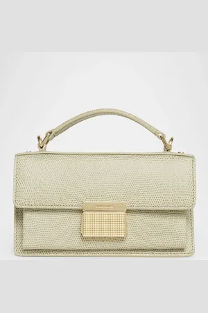 Golden Goose Venezia Small Lizard-Embossed Leather Crossbody Bag