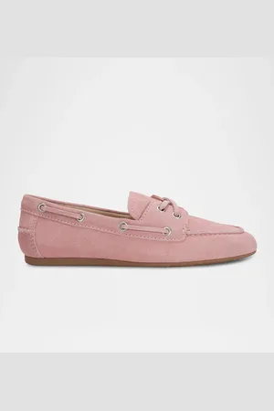 MARC FISHER Suede Moccasin Boat Loafers