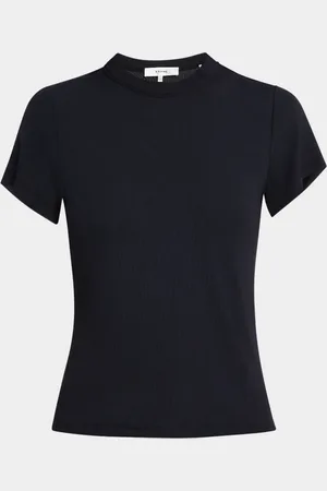 Frame Ribbed Crewneck Baby Tee