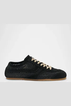 DRIES VAN NOTEN Dustin Mesh Leather Low-Top Sneakers