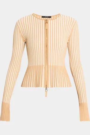Toccin Priscilla Zip-Front Cardigan